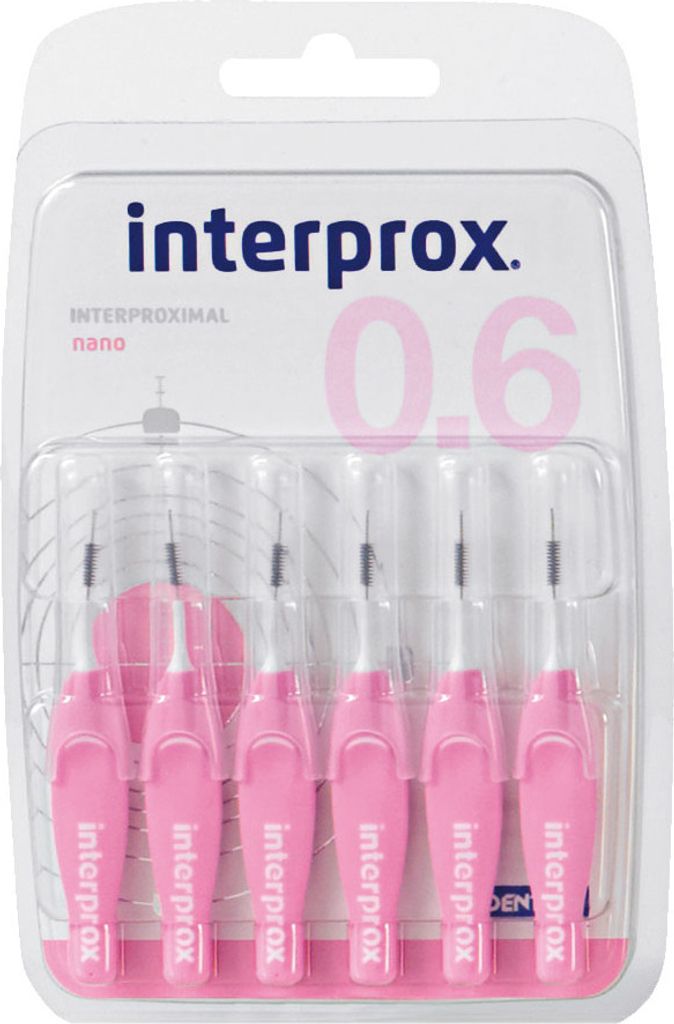INTERPROX reg nano pink mezizubn kartek blistr, 6 ks ZBU Obrázek produktu 