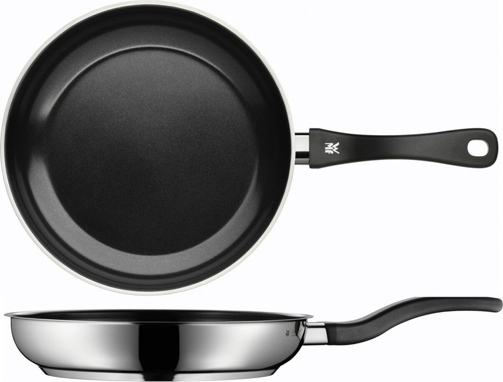 WMF 733686299, Rund, Allzweckpfanne, Schwarz, Edelstahl, Produktbild 