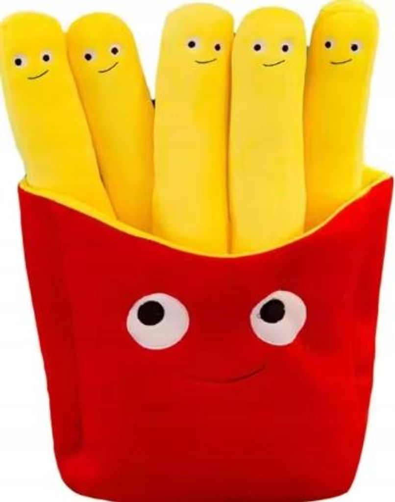 PLÜSCH-Pommes-Spielzeug, 30 cm, pädagogische Box + 5 große Produktbild 