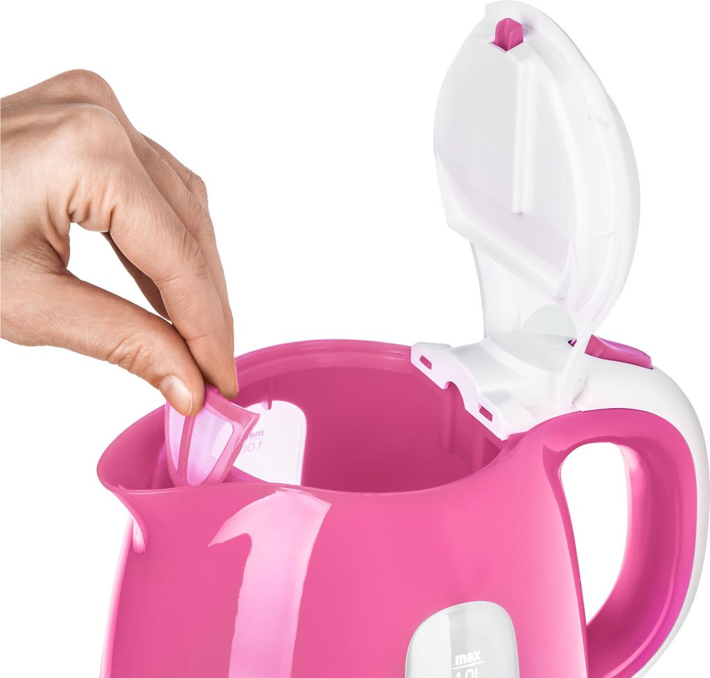 SENCOR Wasserkocher SWK 1102RS - 1 Liter, Edelstahl, 1100 Watt, Mit Filter