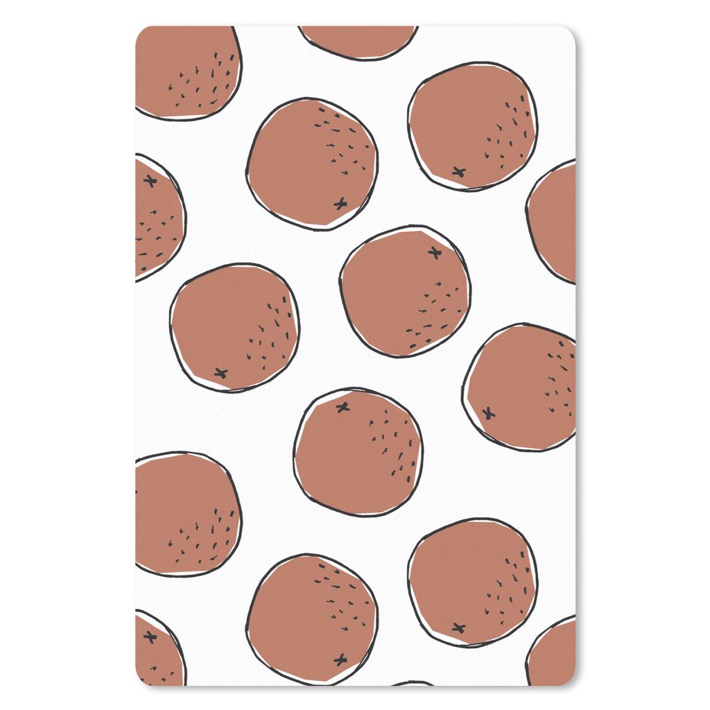 MuchoWow Mauspad Mousepad Sommer - Kokosnüsse - Weiß 18x27 cm - Mousepads - Maus Mat - Pad - Mausunterlage