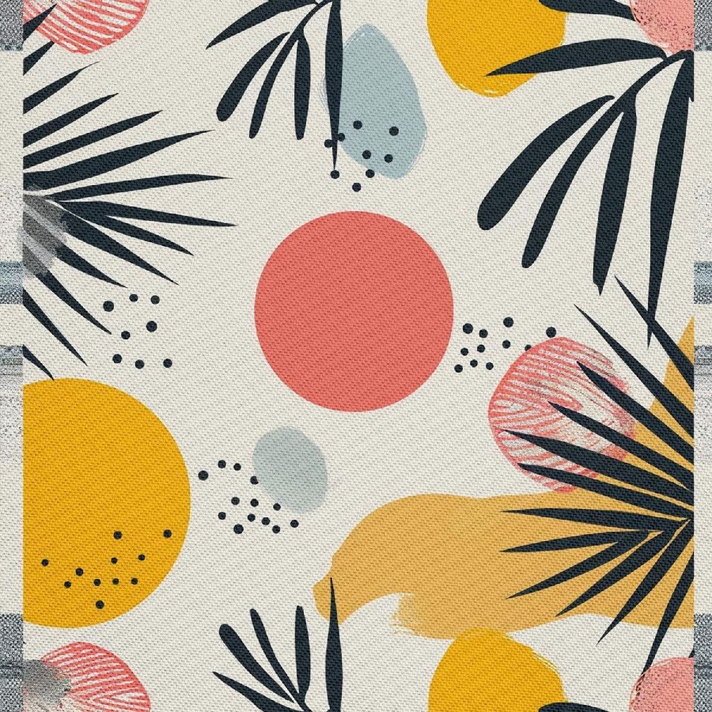 OUTDOOR DEKOSTOFFE OXFORD - Motiv Sommer | DX9005