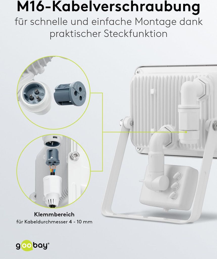 LED-Außenstrahler, 30 W, mit Bewegungsmelder Produktbild 15