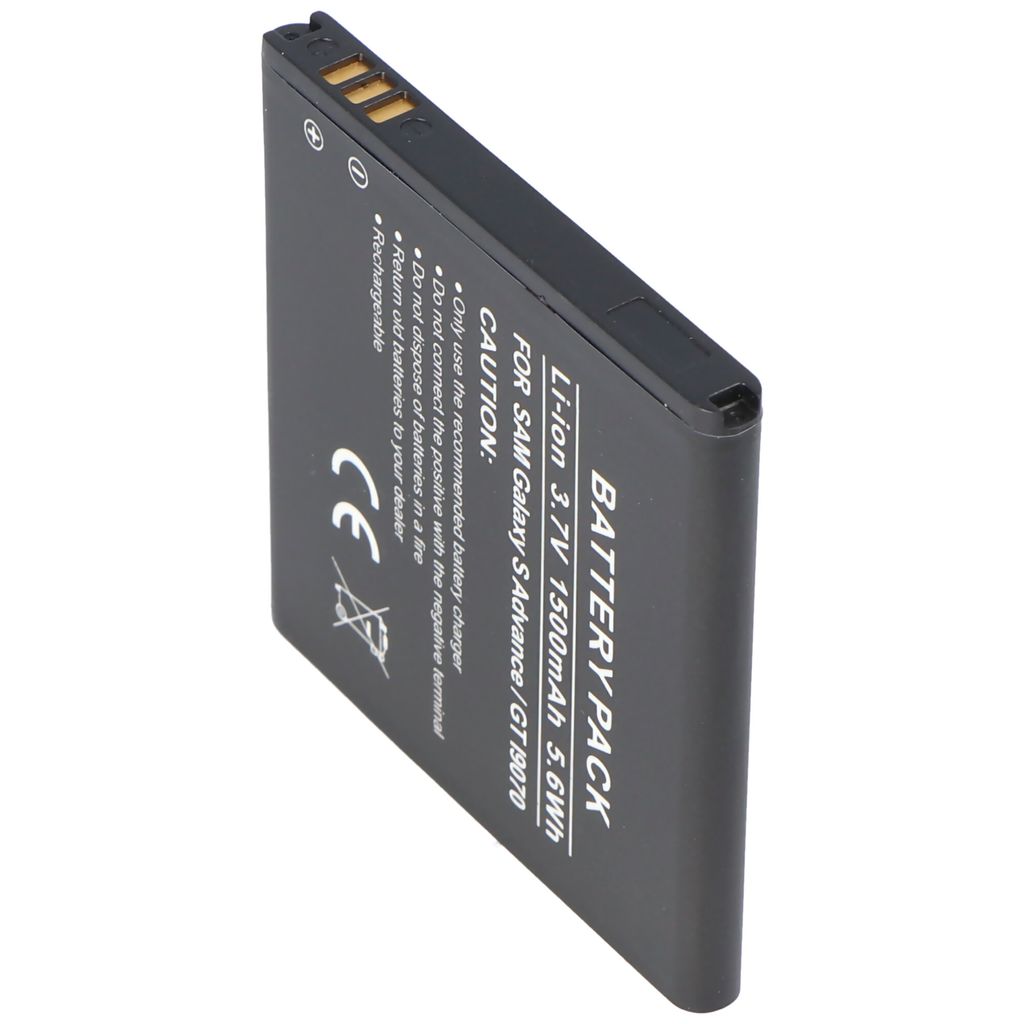 AccuCell Akku passend für Samsung Galaxy S Advance, Samsung Produktbild 