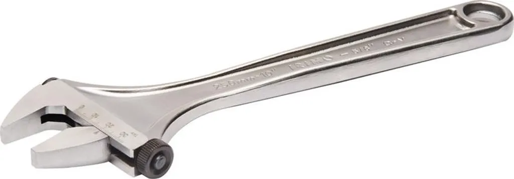 Clé Ajustable Chrome 8'' Irimo : Précision et Robustesse pour Serrage