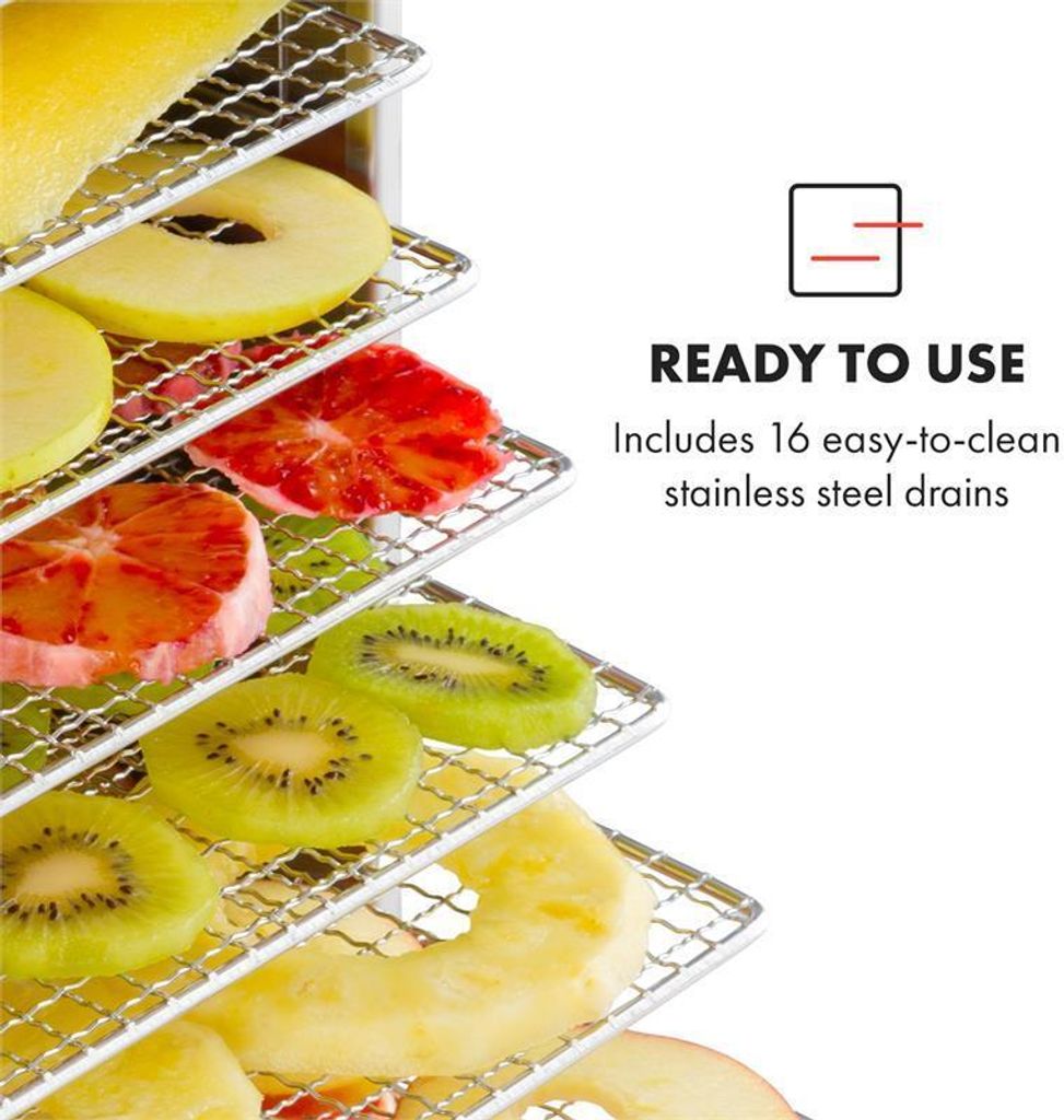 Klarstein Master Jerky - Dörrautomat, Dehydrator stufenlos Produktbild 3
