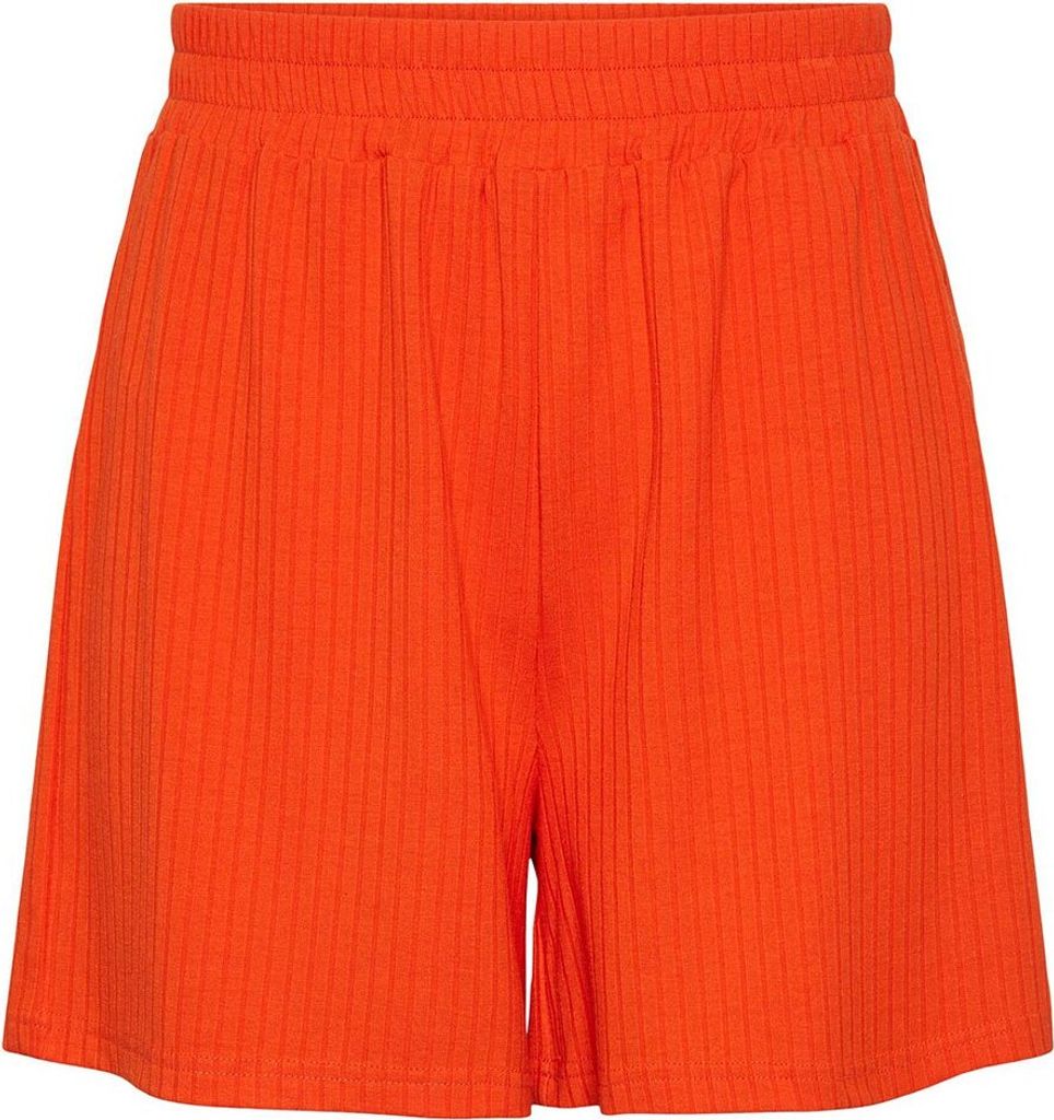 Pieces Kylie High Waist Shorts Orange M Frau Orange M