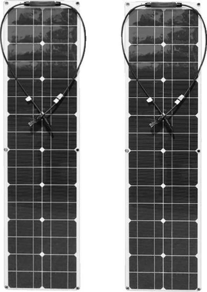 Panneau solaire 100W 12V monocristallin blanc haute performance énergie