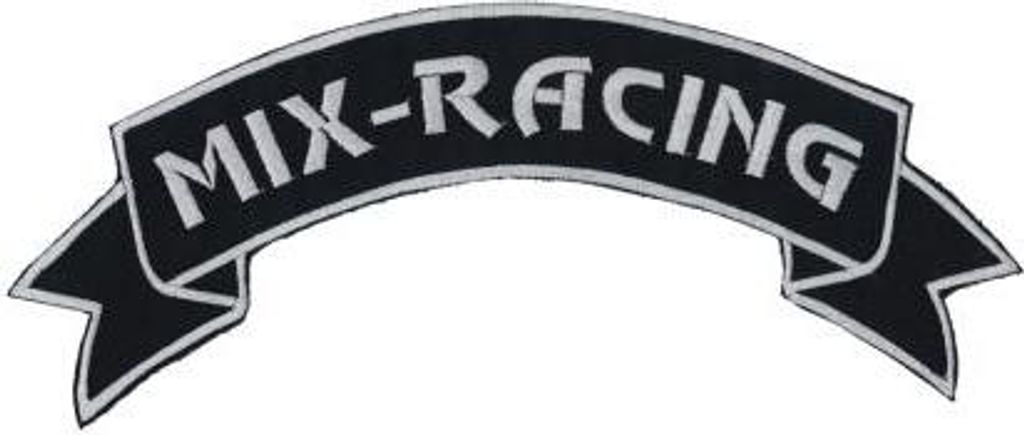 Aufnäher Patches Mix Racing Gr. ca. 28 x 10 cm 07388 Color - schwarz