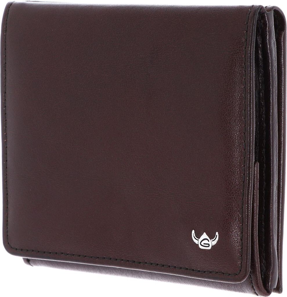 Golden Head Geldbörse Wiener Schachtel Colorado RFID Protect Billfold Coin Wallet With Large Coin Compartment Bordeaux weinrot