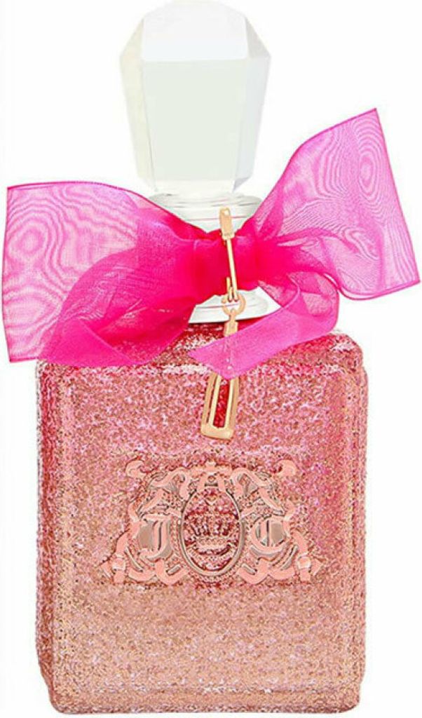 A bottle of Juicy Couture Viva La Juicy Rose Eau De Parfum Spray.