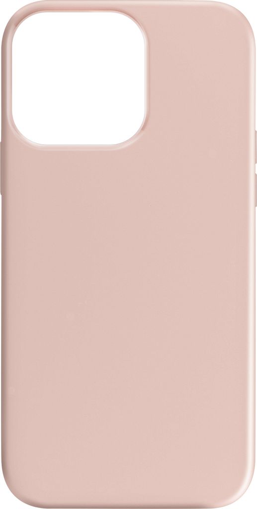 Halbsteife Silikon Handyhülle für Apple iPhone 15 Pro Max, Soft Touch – Zartrosa