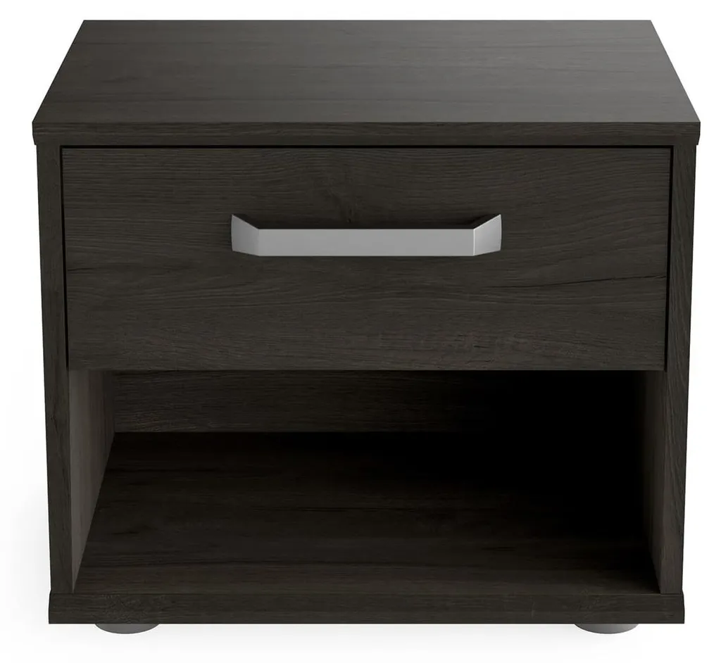 CALICOSY Richmond - Table de Chevet 1 Tiroir et Niche L43,9 cm Chêne