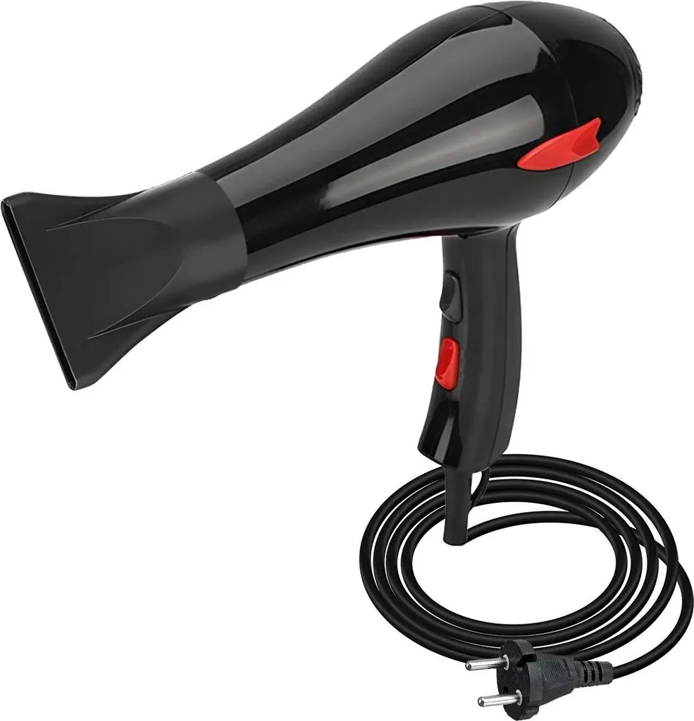 Avizar Asciugacapelli 950W Nero | Phon Compatto 3 Temperature