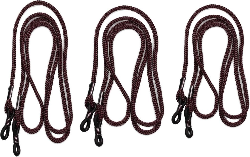 Braune Brillenkordel - 3er Pack Produktbild 