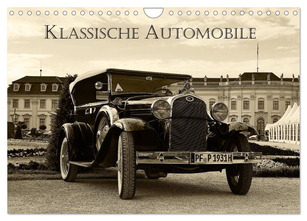 Klassische Automobile (Wandkalender 2027 DIN A4 quer), CALVENDO Monatskalender