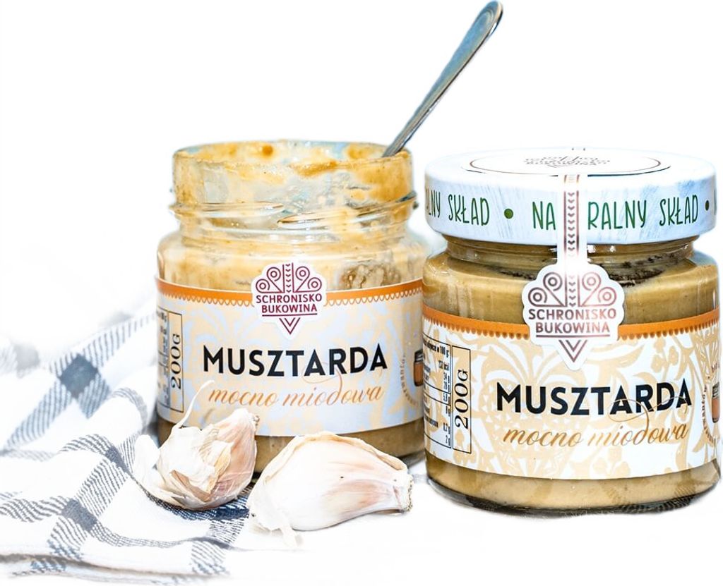 Musztarda miodowa 200g - Schronisko Bukowina Zdjęcie produktu 