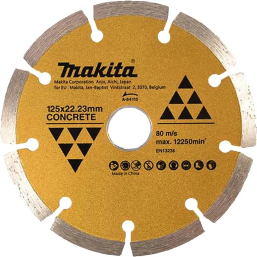 Analisi Disco Makita 125mm per DCC500 - Prestazioni Diamantate