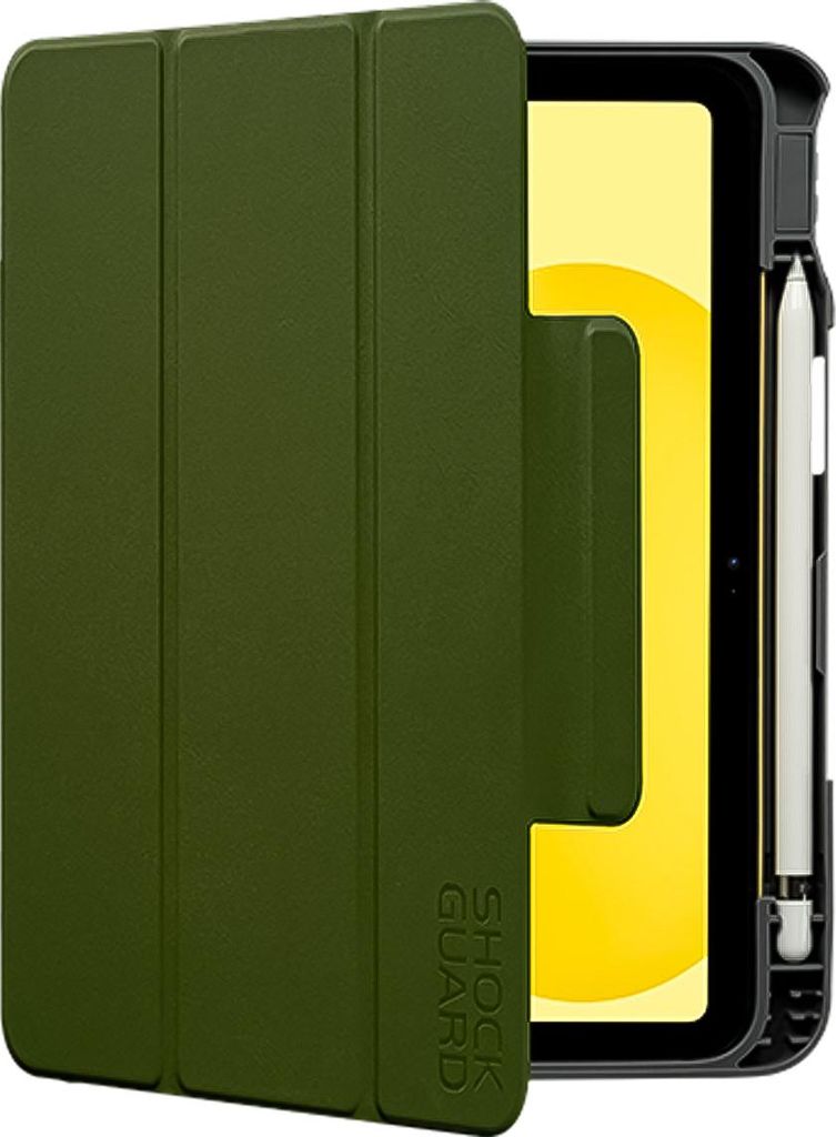 SHOCKGUARD The Ultra Folio Case waldgrün für Apple iPad A16 & iPad 10. Generation
