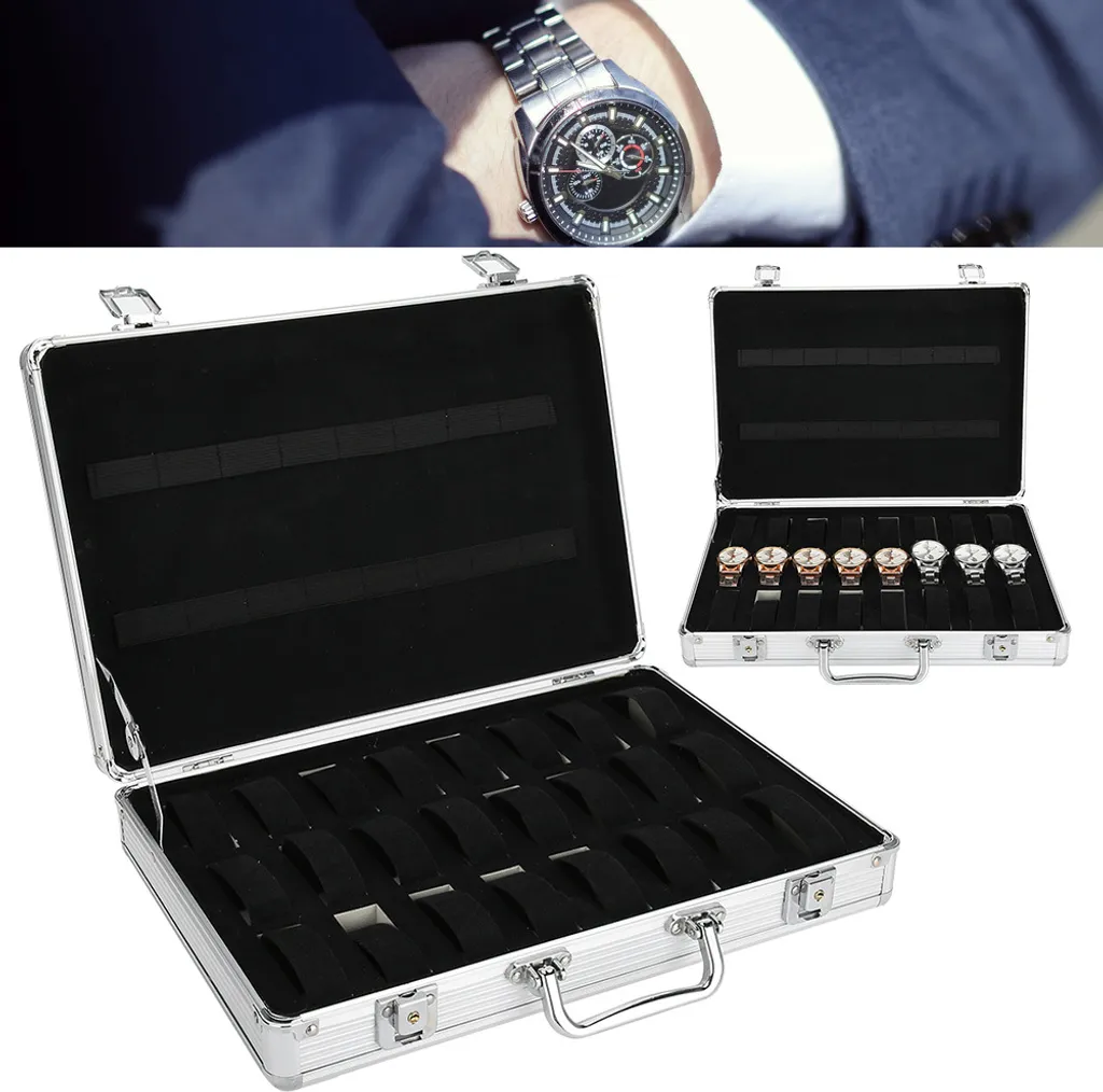 Étui à montres incassable avec compartiments de rangement durables