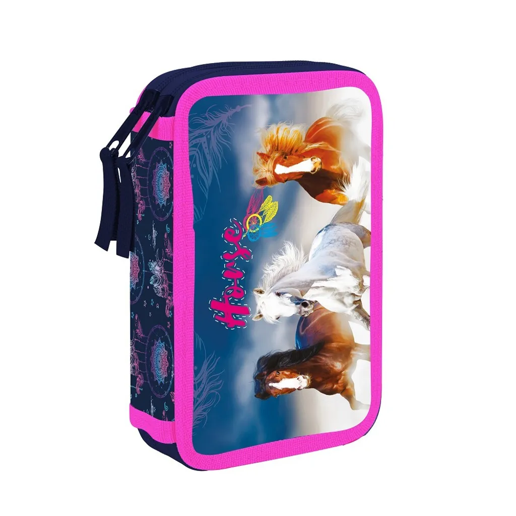 Oxybag Astuccio Cavallo 2 Livelli - Custodia Matite Alta Qualità