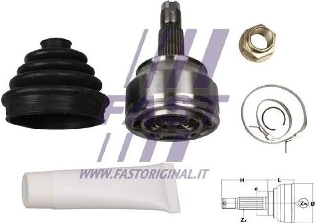 Kit de joints arbre de transmission FAST FT25083K pour OE 46307710