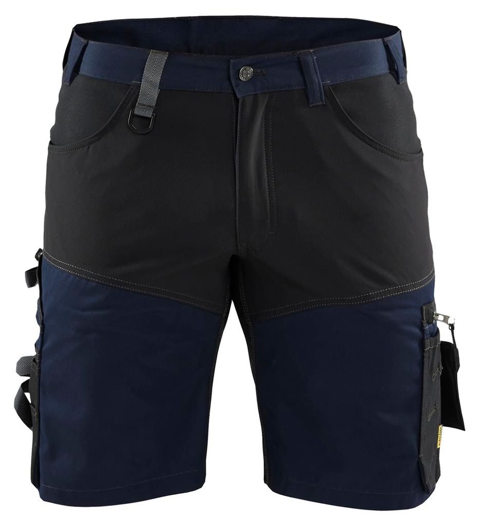 Blakläder Handwerker Shorts mit Stretch 1798, Farbe:Dunkel Marineblau/Schwarz, Größe:C60