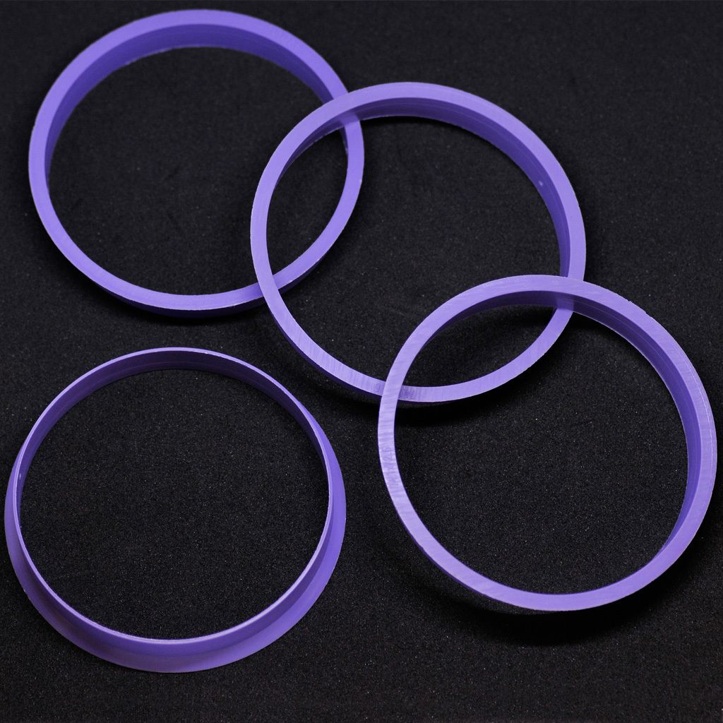 Wamster 4 Bagues De Centrage 72,6 MM - 66,1 MM Hauteur 6 MM