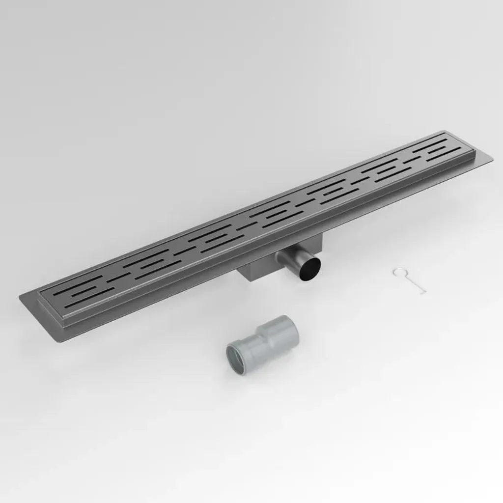 Canalina WEBO 100 cm Gunmetal in Acciaio Inox - Offerta Scarico Doccia