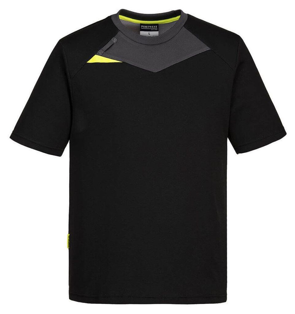 T-shirt Dx4 Couleur : Noir Taille Xxl - Portwest Image du produit 
