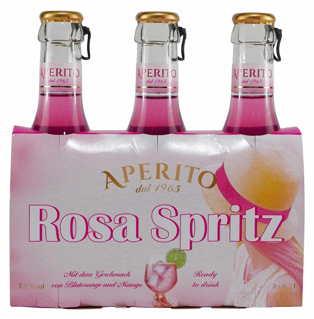 Aperito Rosa Spritz (3 x 0,2L) Produktbild 