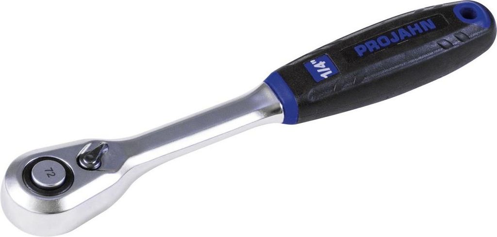 Projahn 1/4 Umschaltknarre mit Feinverzahnung (72-Zähne), mit Sicherungsloch