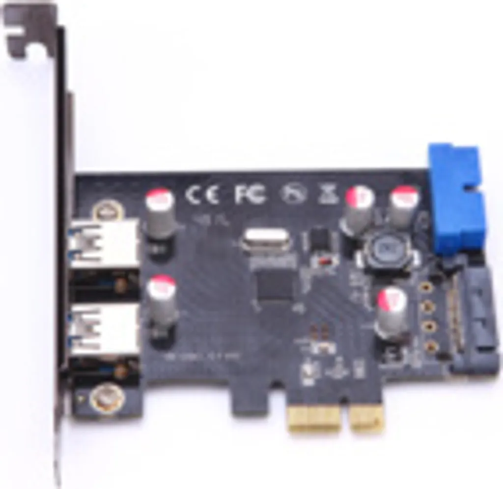 MicroConnect - USB-Adapter - PCIe 2.0 - USB 3.0 x 2 + USB 3.0 (intern) x 2