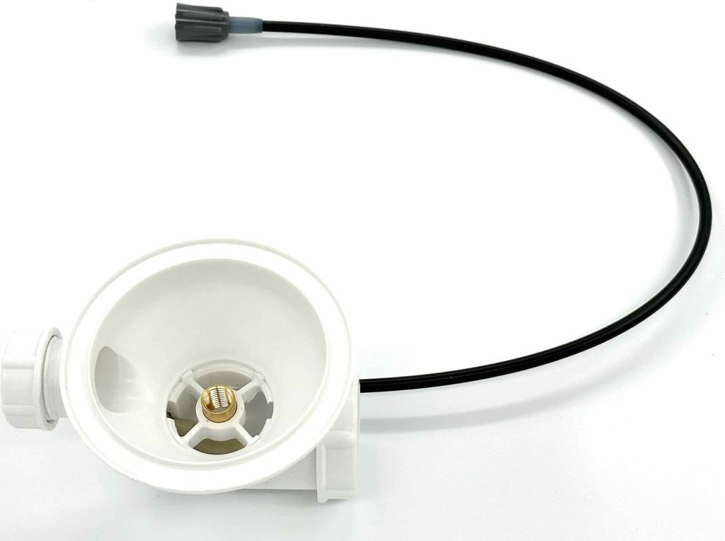 Blanco Ablaufventil 3,5" mit Überlauf + Bowdenzug, weiß Produktbild 2