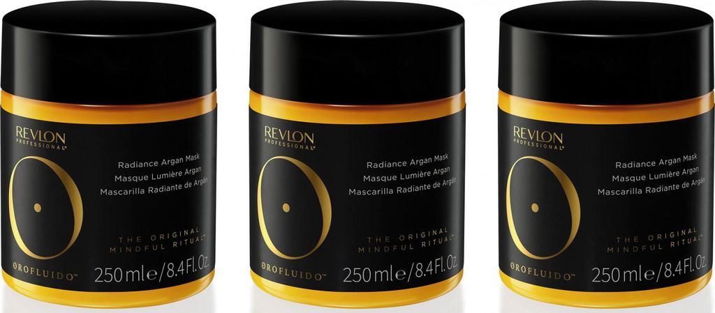 Revlon Professional Orofluido 3 x 250 ml Haarmaske mit Produktbild 