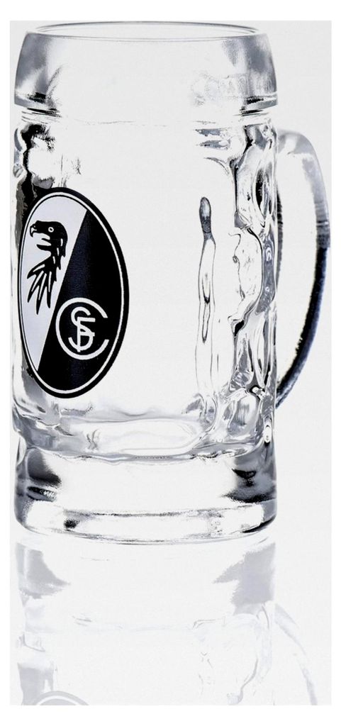 Schnapsglas "Krug" mit SC Freiburg Logo