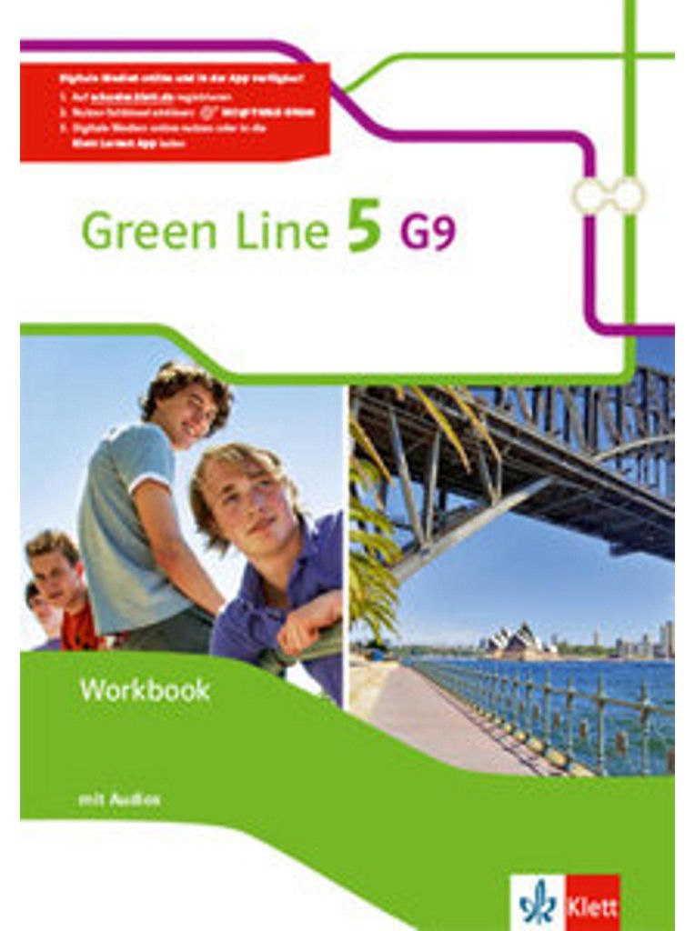 Green Line 5 (G9) Workbook mit  Audios. Klasse 9 Produktbild 
