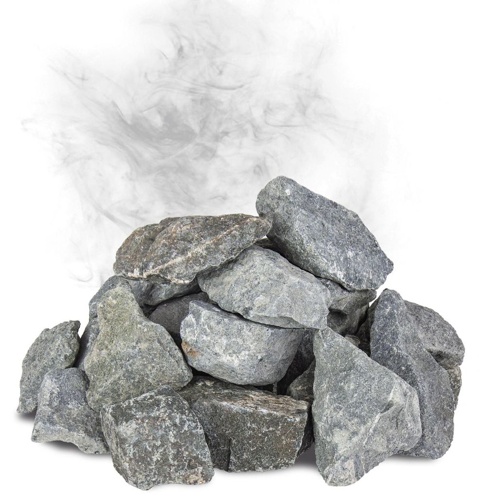 Německé saunové kameny z diabasu Flameup, 20 kg, 50 - 80 Obrázek produktu 
