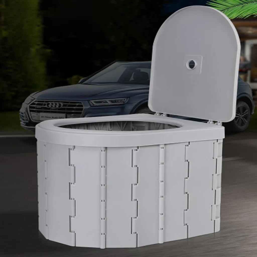 INF WC Campeggio Pieghevole Grigio - Bagno Portatile per Famiglie INF WC Campeggio Pieghevole Grigio - Bagno Portatile per Famiglie