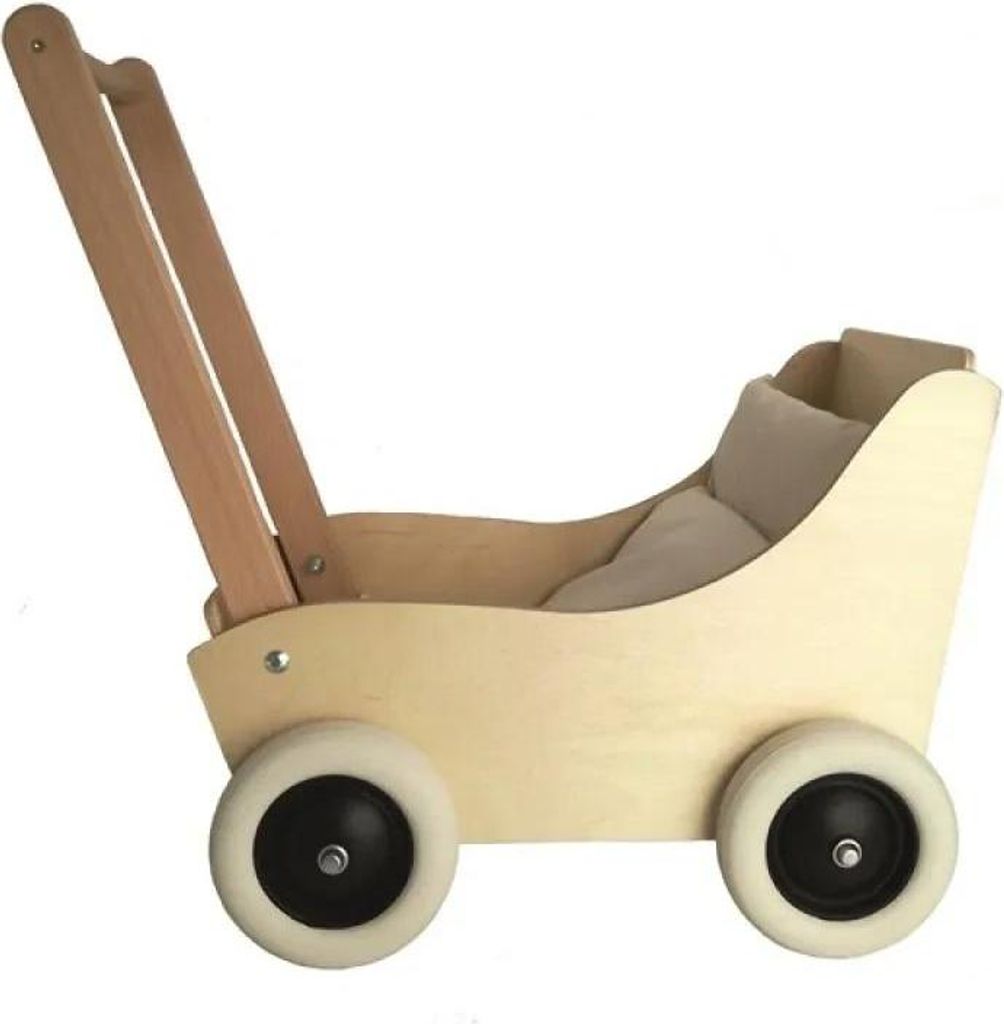Egmont Toys Kinderwagen aus Holz 53x33x52 cm Produktbild 