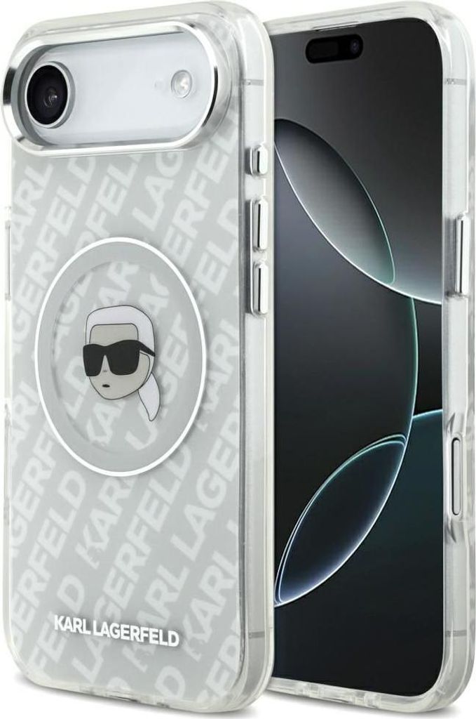 Karl Lagerfeld - IML KL Head Logo MagSafe (KLHMP17MHMKBKHOG) - iPhone 17 Air - Grey