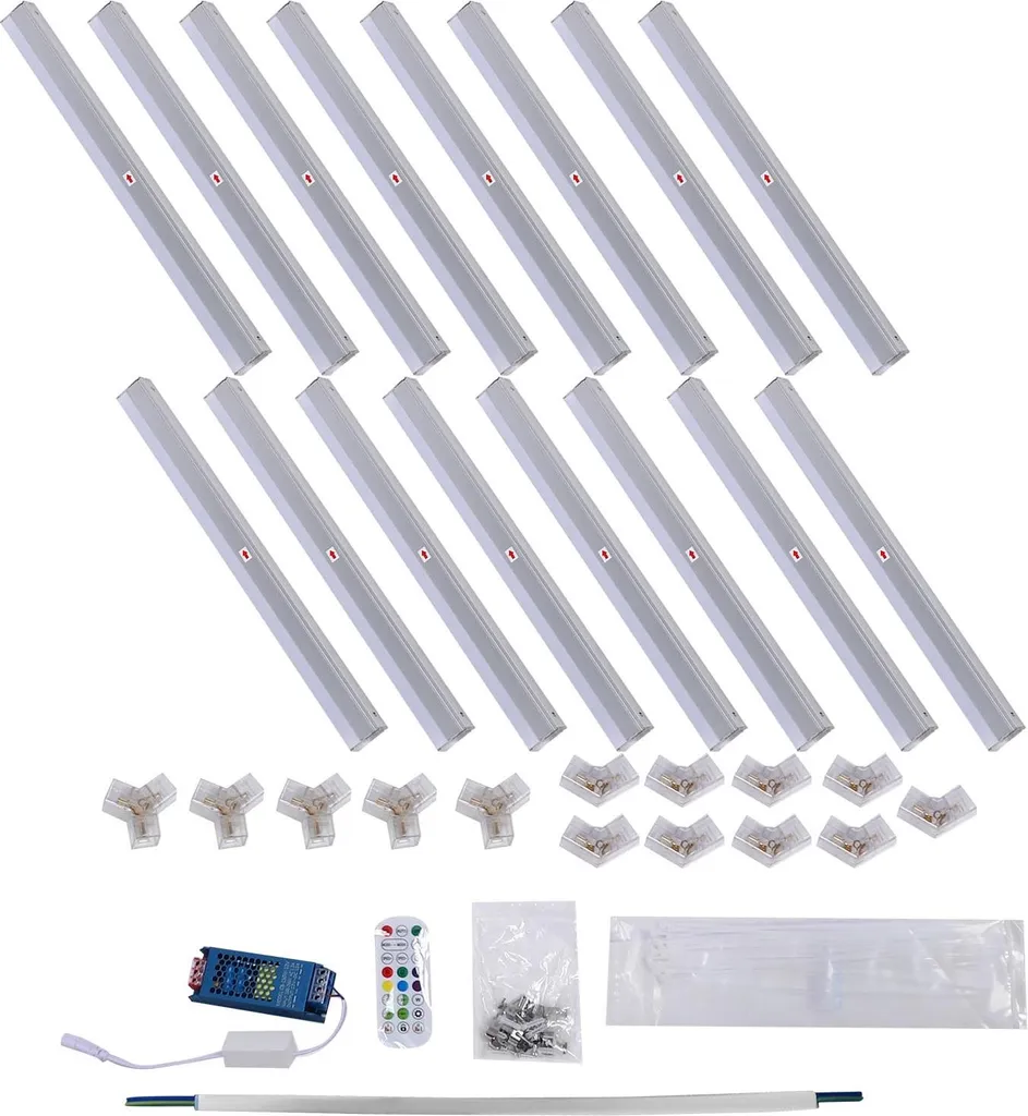 Éclairage Garage LED Hexagonal RGB pour atelier et soirée jeux vidéo