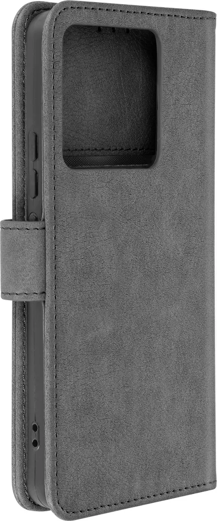 Avizar, custodia in Pelle finta con funzione stand Xiaomi Redmi Note 13 Pro 5G, grigio