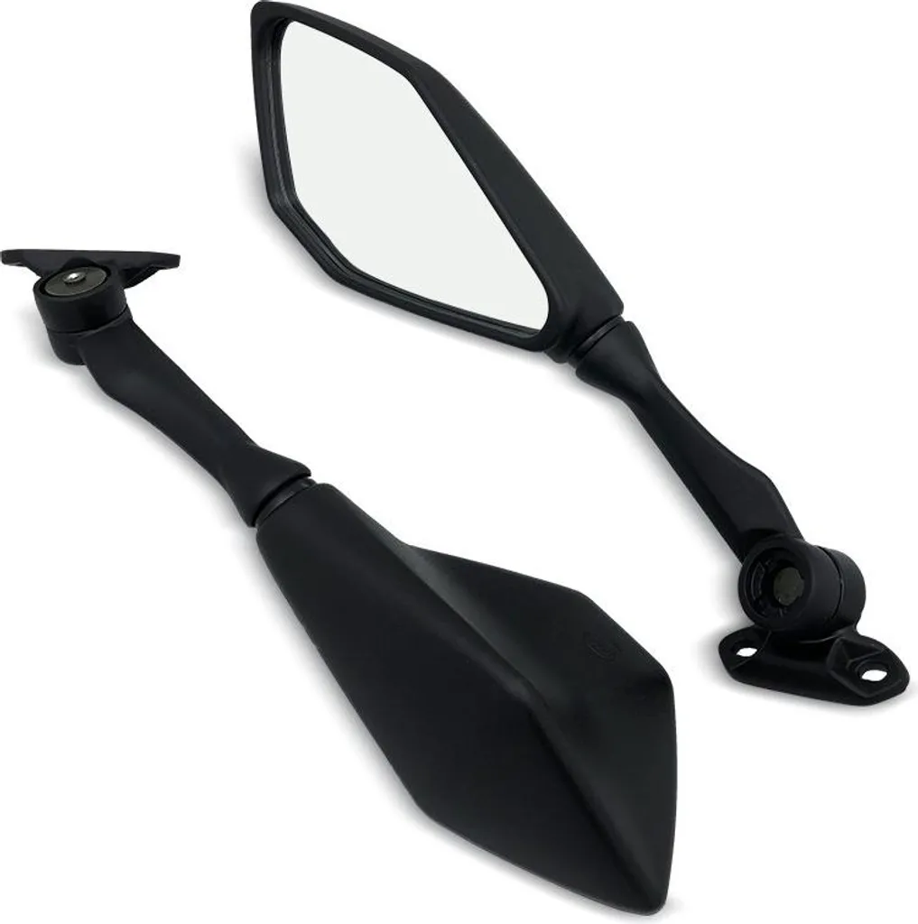 Miroir de carénage moto DK4238 : Rétroviseur aérodynamique noir mat