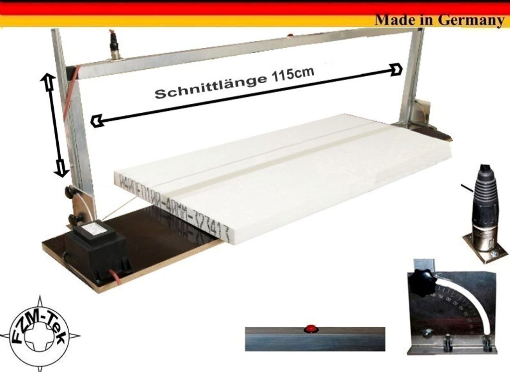 Styroporschneider 115 cm + 3 Drähte Produktbild 