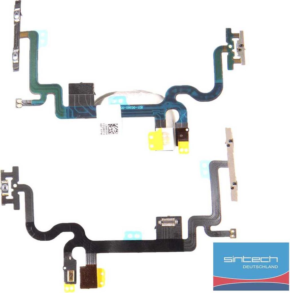 Lautstärke + Power Flexkabel für iPhone 7 ein aus on off laut leise Schalter