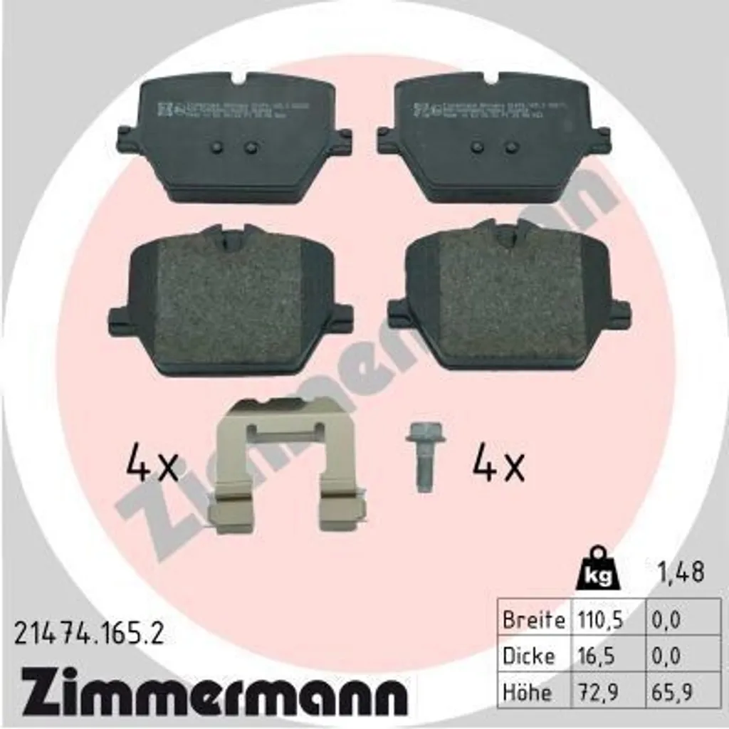 Plaquettes de frein de remplacement pour BMW Série 3 G20 et Supra DB