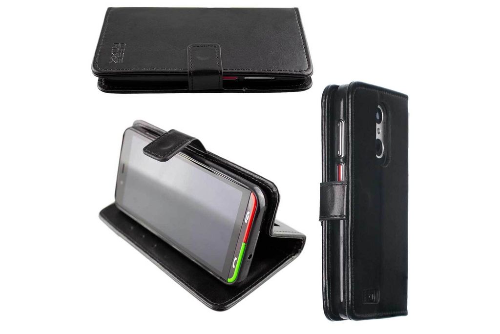 caseroxx Handy Hülle Tasche kompatibel mit Emporia Supereasy Bookstyle-Case Wallet Case