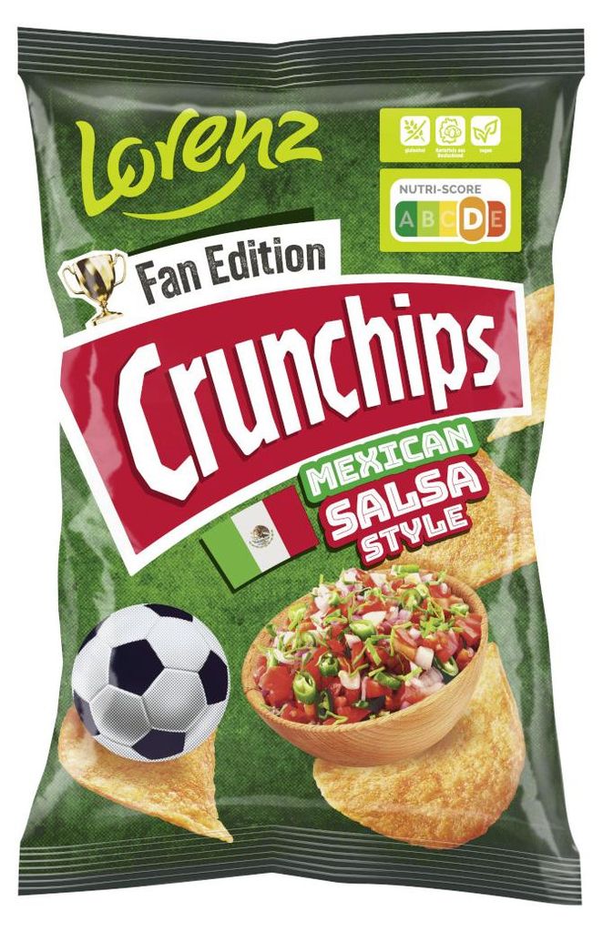 Crunchips Fan Edition Mexican Salsa Style 130g Produktbild 