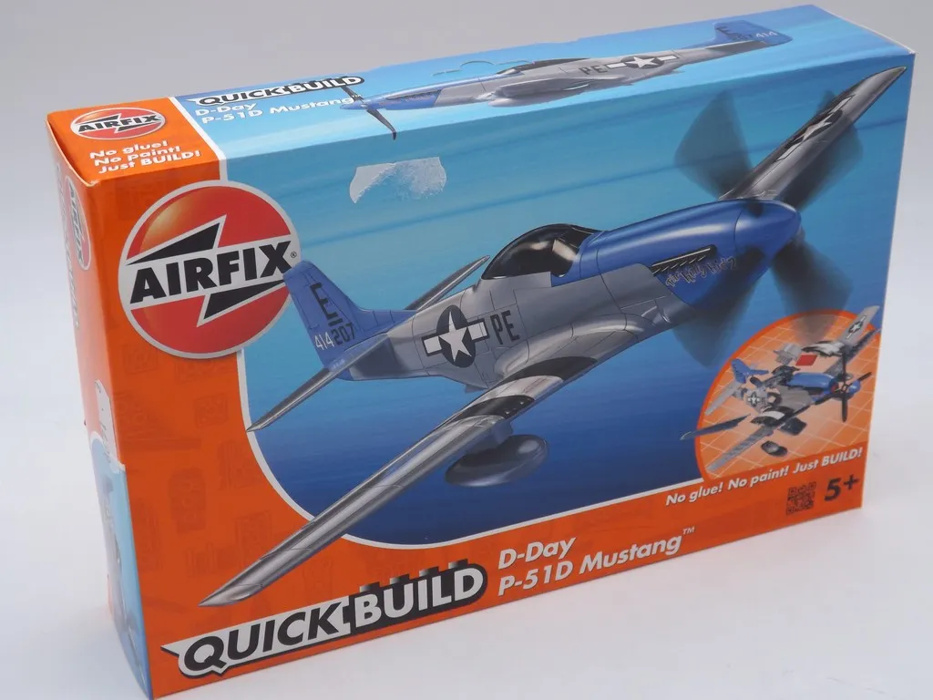 Airfix J6046 Maquette Avion P-51D Mustang pour collectionneur D-Day